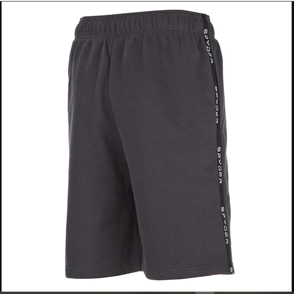 Spyder Men's Shorts Gray Black Medium Sweatshorts Athletic Cotton Poly MSRP$45 - Picture 3 of 4